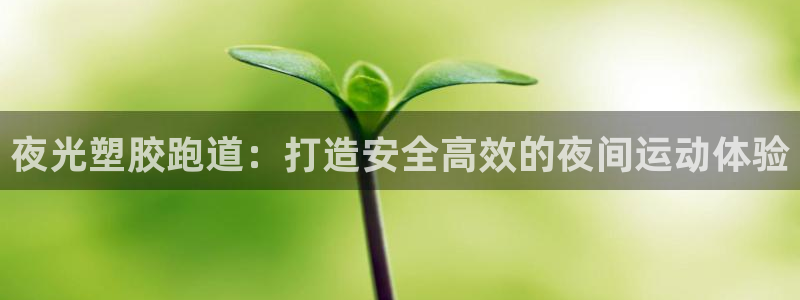 谈球吧体育app官网下载安卓：夜光塑胶跑道：打造安全高效的夜间运动体验