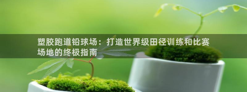 谈球吧入口：塑胶跑道铅球场：打造世界级田径训练和比赛
场地的终极指南