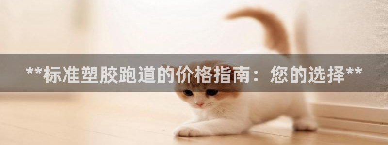 谈球吧下载：**标准塑胶跑道的价格指南：您的选择**