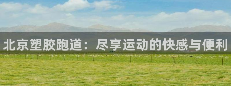 谈球吧体育官网在线入口：北京塑胶跑道：尽享运动的快感与便利