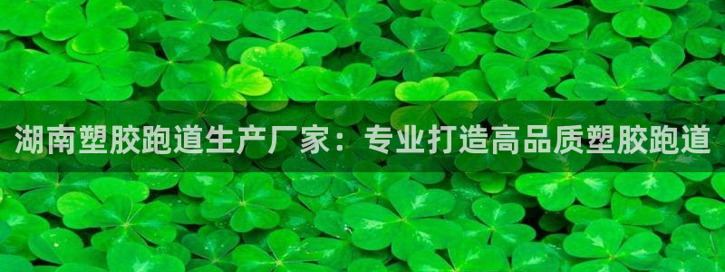 谈球吧全站app下载手机版：湖南塑胶跑道生产厂家：专