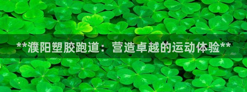 谈球吧能提现不：**濮阳塑胶跑道：营造卓越的运动体验**