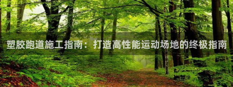 谈球吧官网在线入口免费观看高清：塑胶跑道施工指南：打造高性能运动场地的终极指南