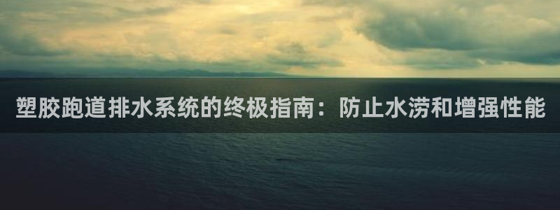 谈球吧属于哪个旗下的品牌：塑胶跑道排水系统的终极指南：防止水涝和增强性能