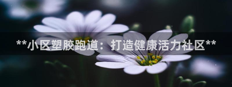 谈球吧官网首页：**小区塑胶跑道：打造健康活力社区**