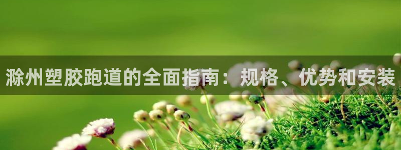 谈球吧官网在线入口手机版：滁州塑胶跑道的全面指南：规格、优势和安装